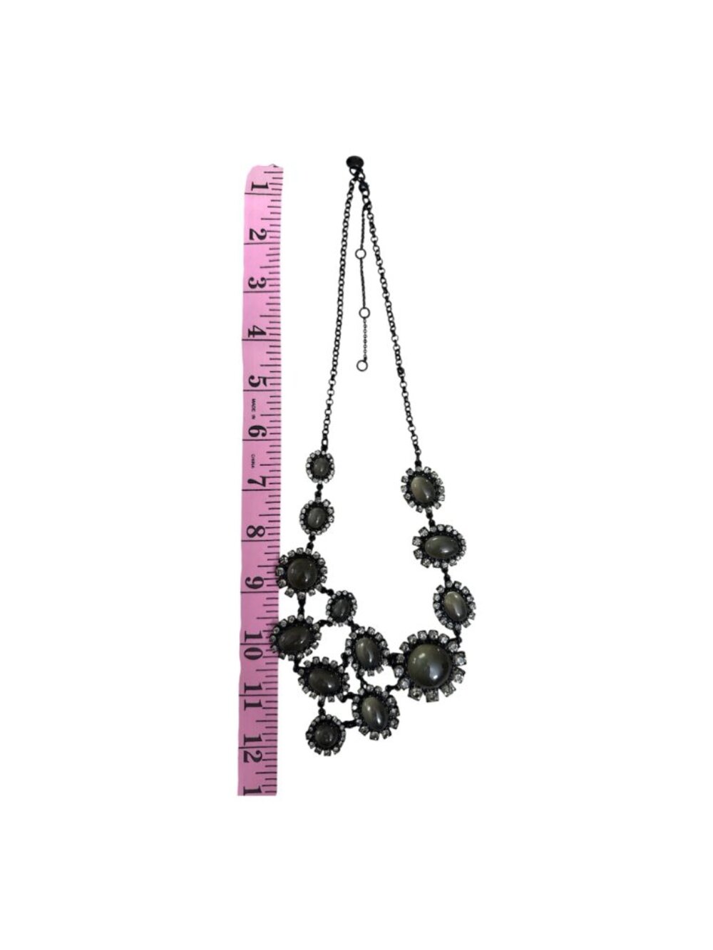 Kendra Scott Rayne Long Gold Necklace With Pyrite Stone & Tassel Pendant - Picture 10 of 13